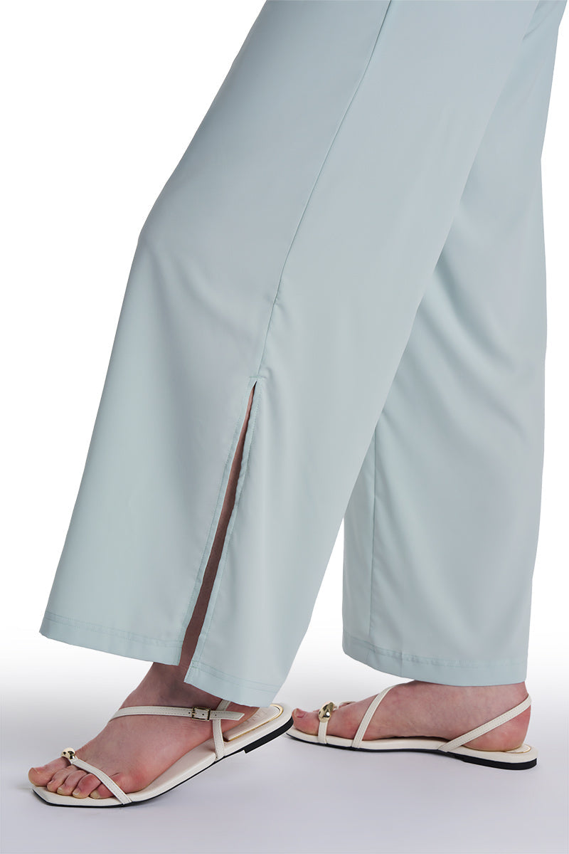 Petra | Women's Wide Leg Pant | Misty Aqua