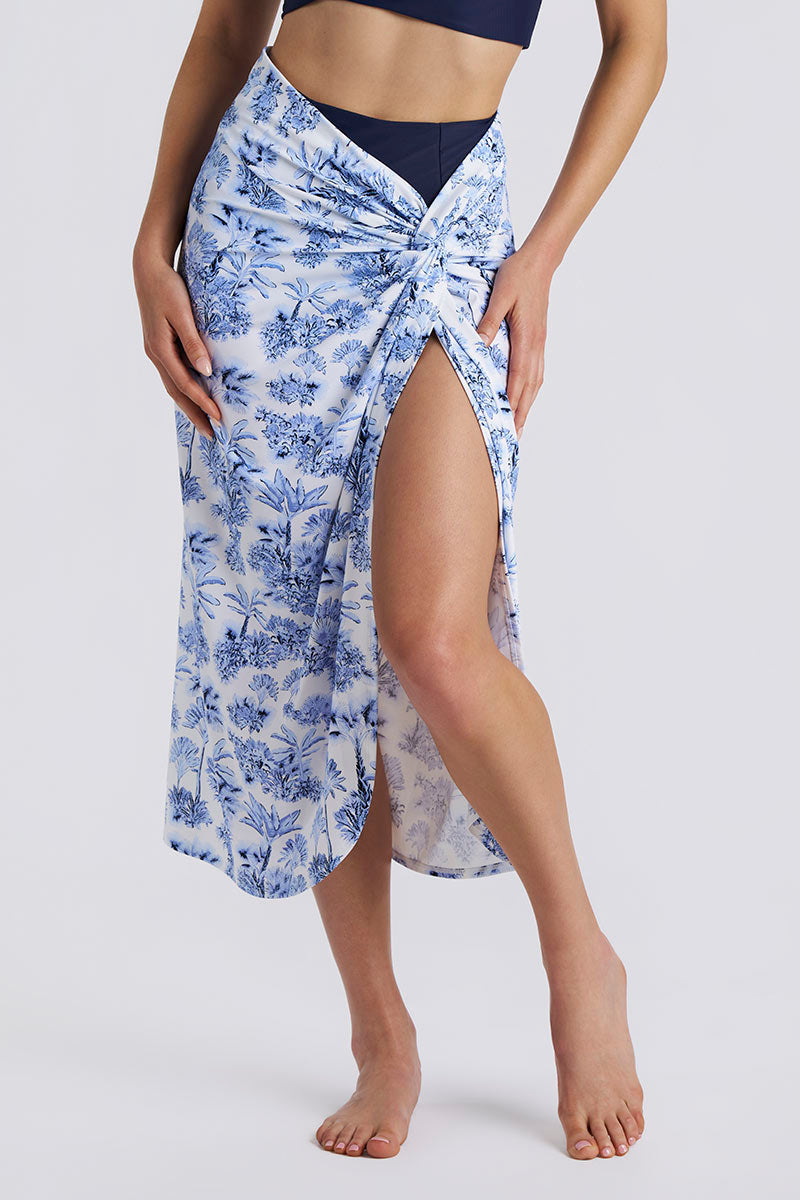 North Bay Village | Women's Knot Cover-Up | Periwinkle Isla Bonita