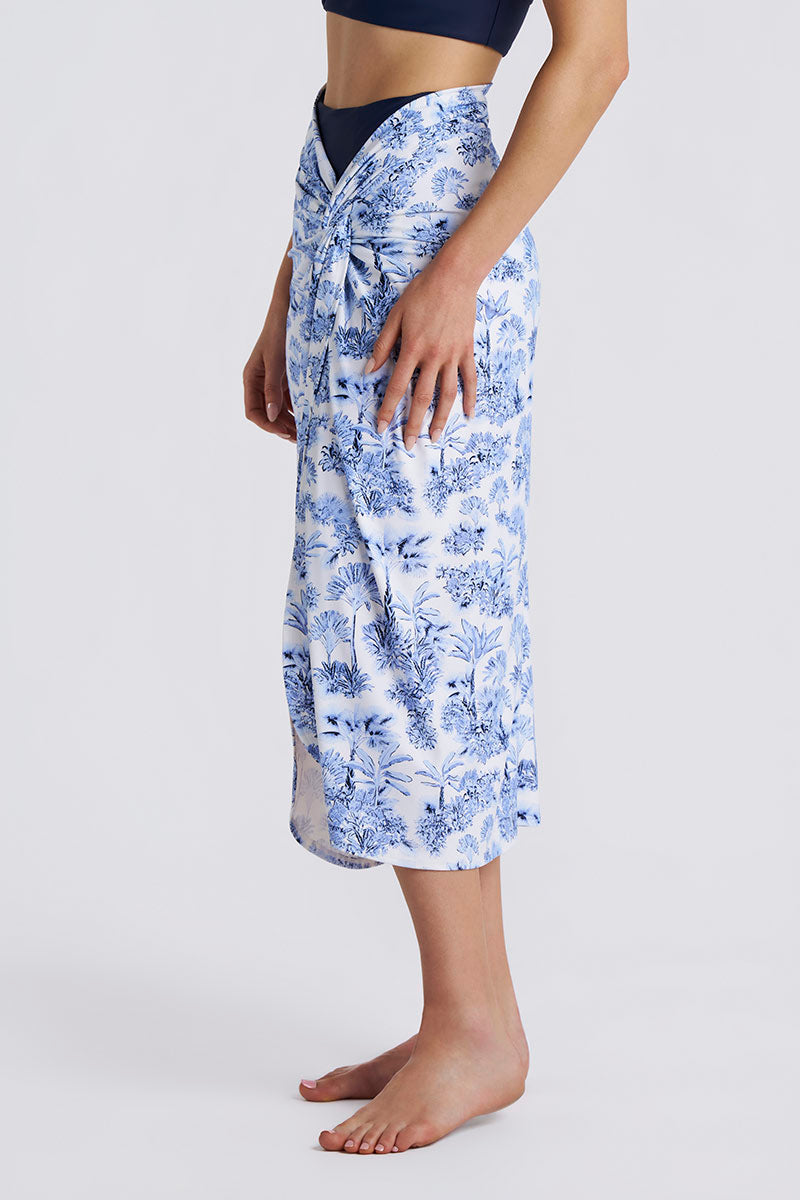 North Bay Village | Women's Knot Cover-Up | Periwinkle Isla Bonita