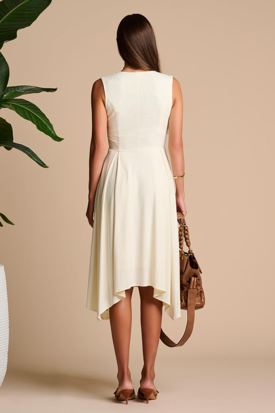 Monroe 2.0 Midi Dress | Vanilla