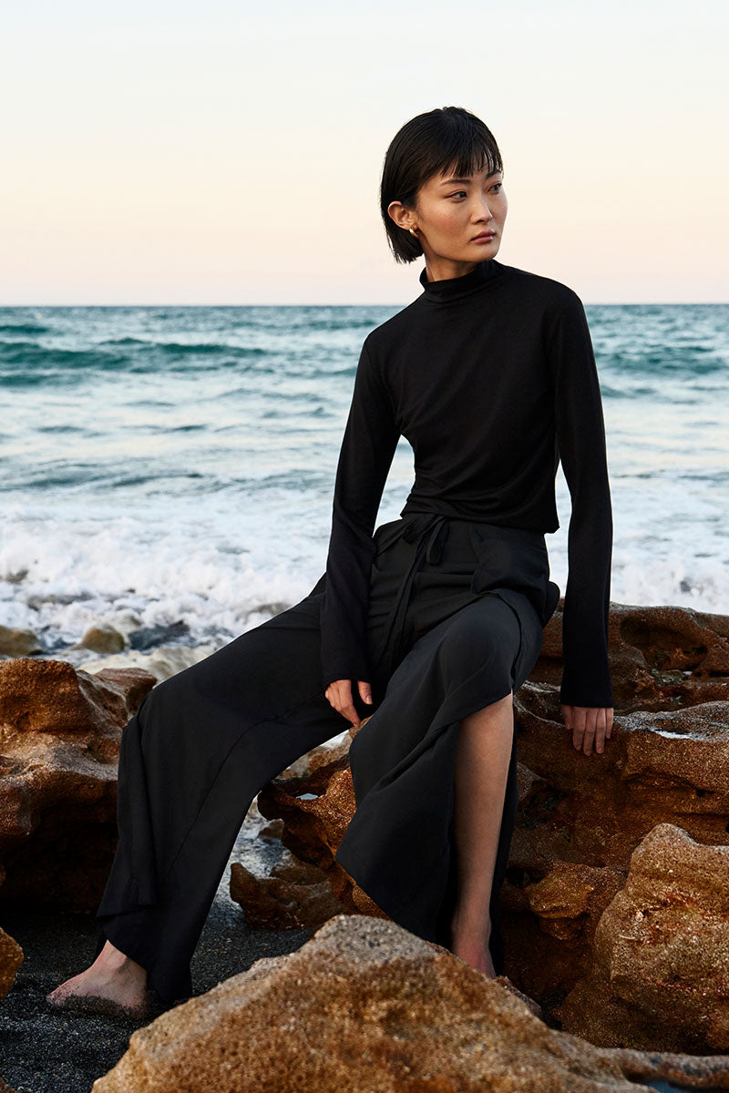 Hydra Tie Pants | Black