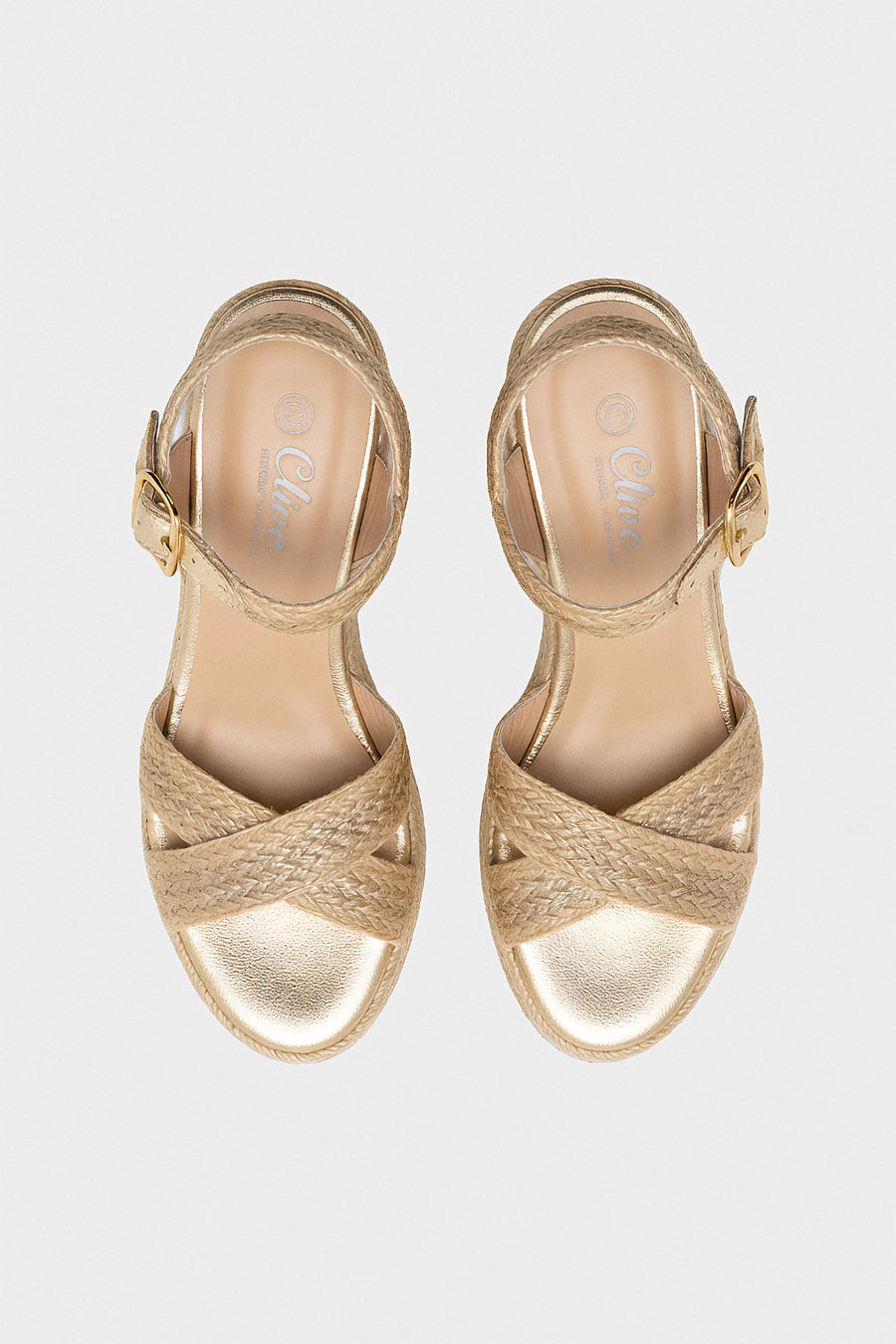 Antonella Premium Alta Yute Dorado