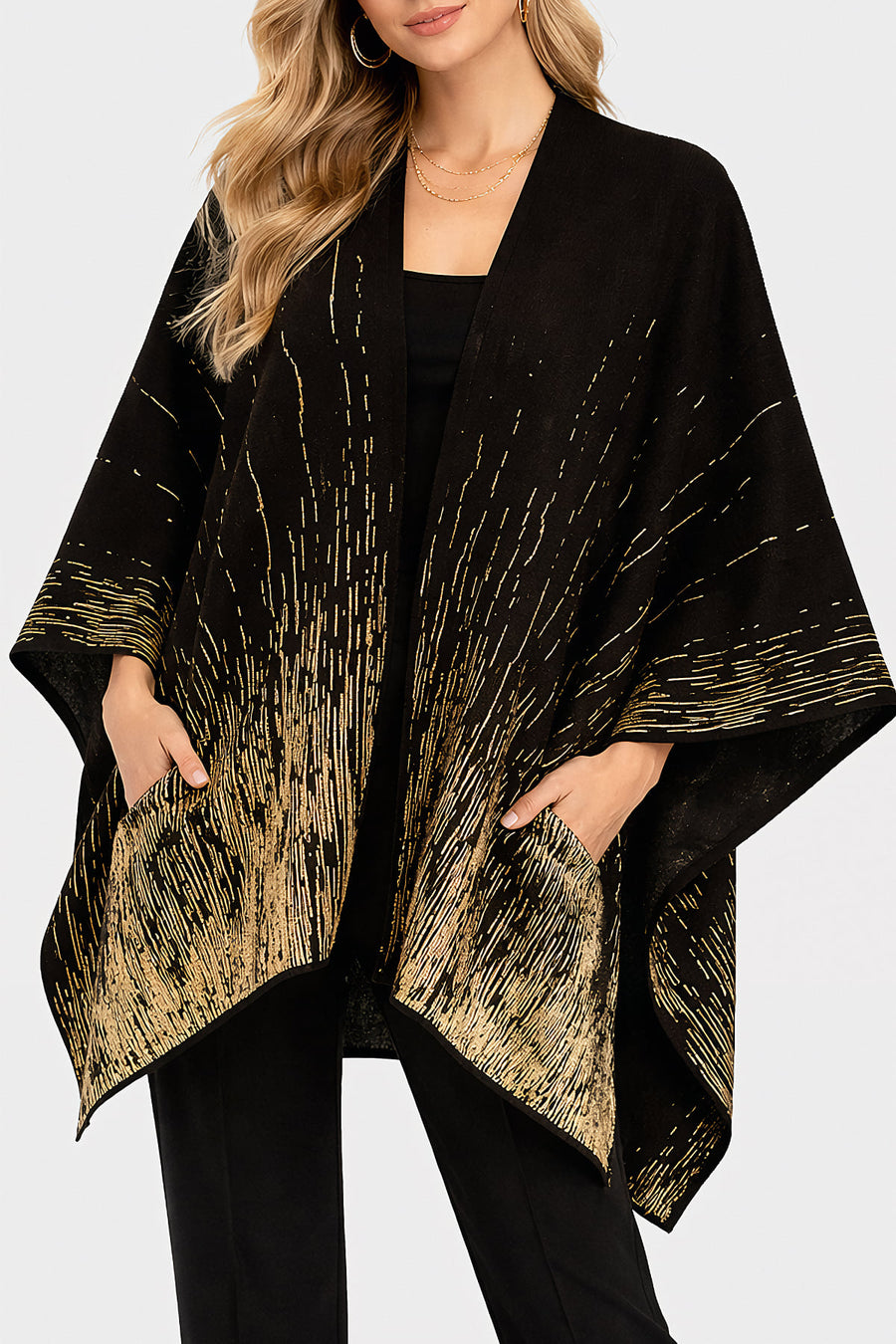 Black Sun Poncho