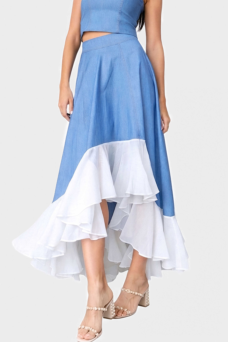 Falda Perla Denim