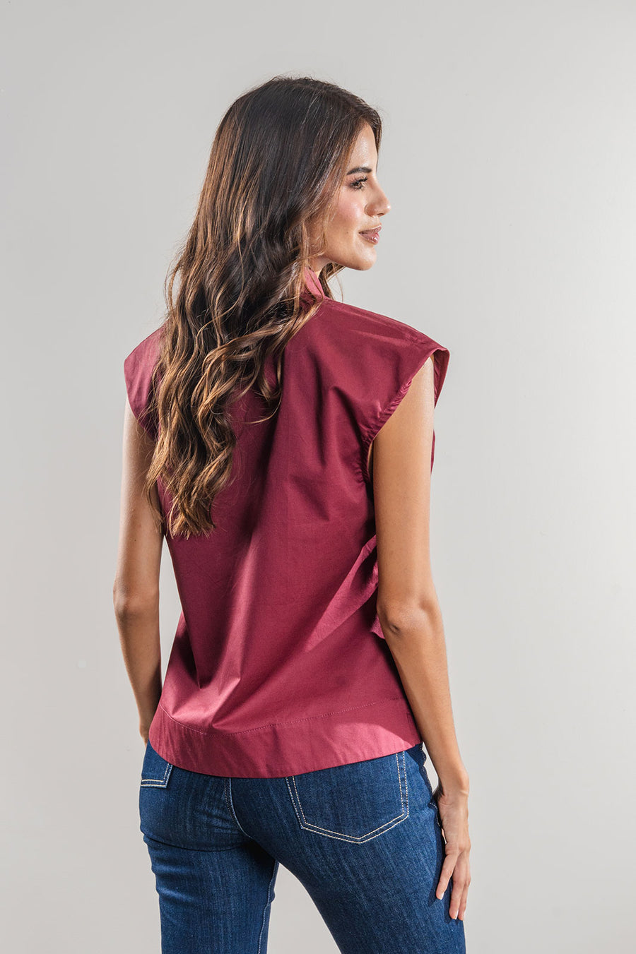 Miranda Blouse Wine