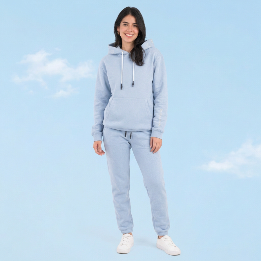 CLOUD BLUE FLEECE SWEATPANTS