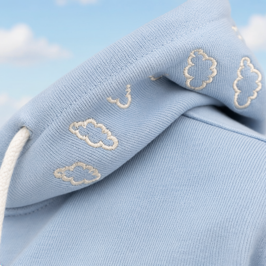 CLOUD EMBROIDERED HOODIE
