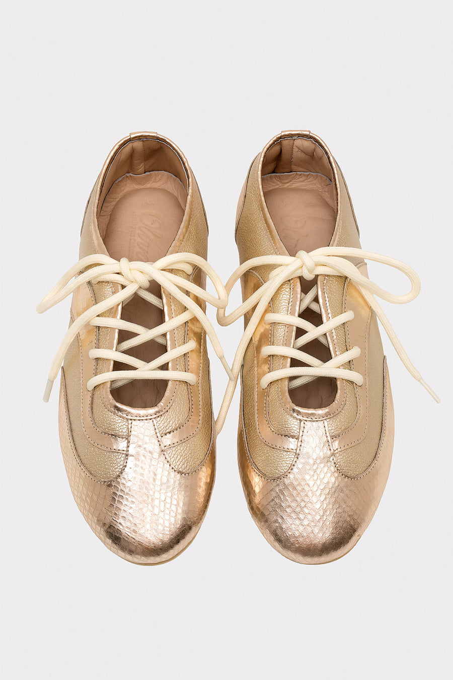 Tenis Baleta Sienna Folia Dorado
