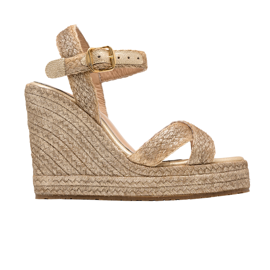 Antonella Premium Alta Yute Dorado