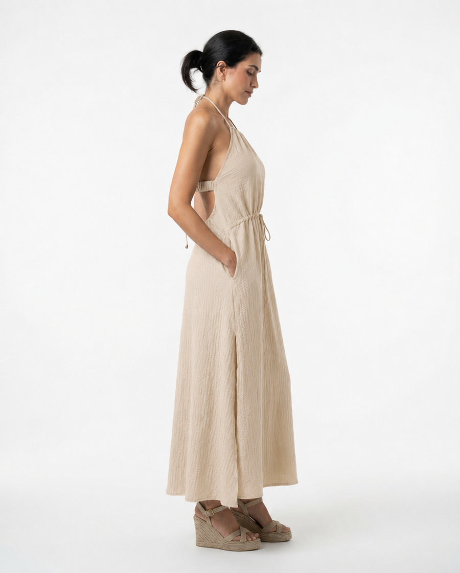 Lorette Dress Camel