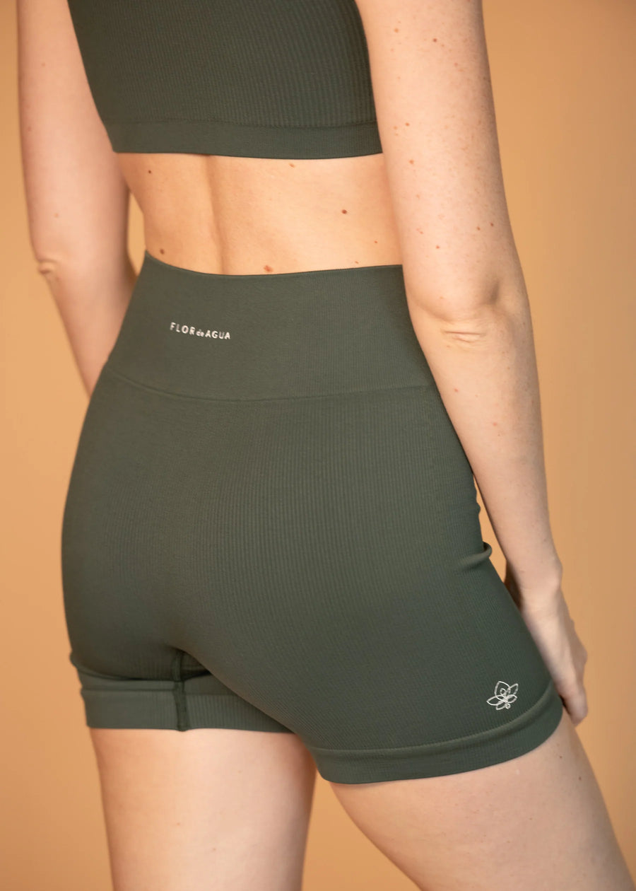 RIPEL RIBBED BIKER SHORTS