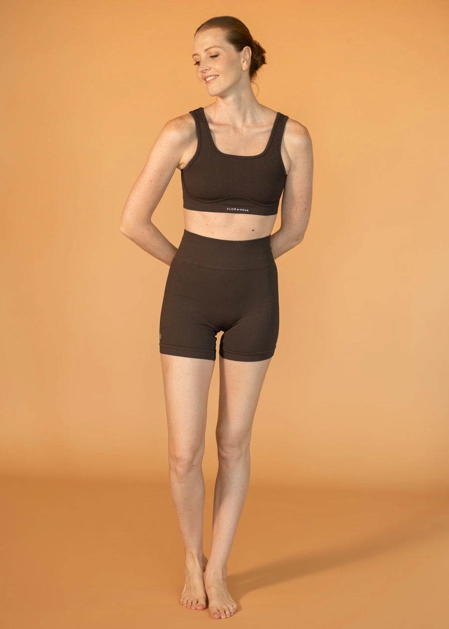 RIPEL RIBBED BIKER SHORTS