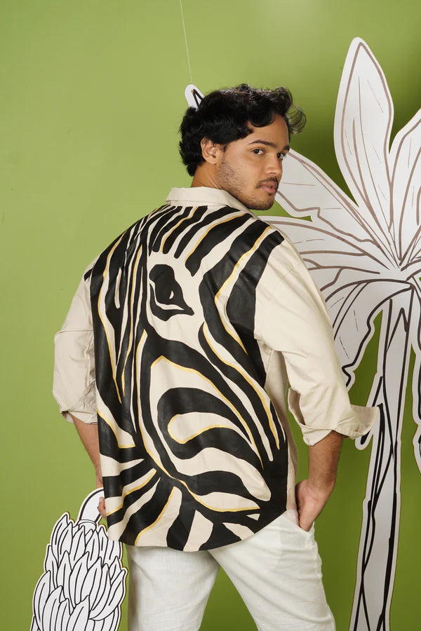 Zebra Line Shacket