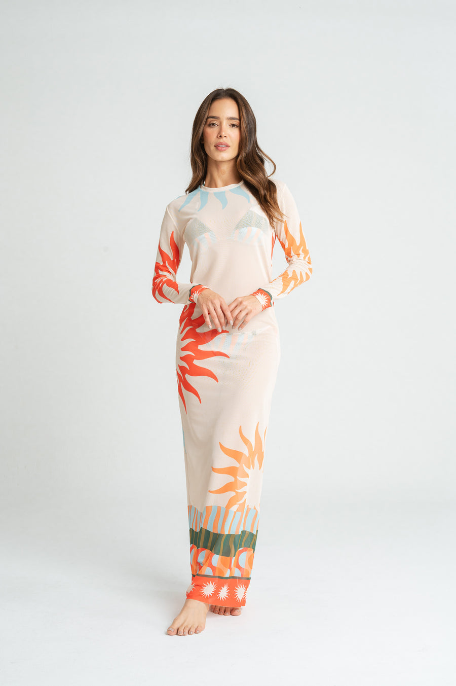 Mesh Hawai Dress