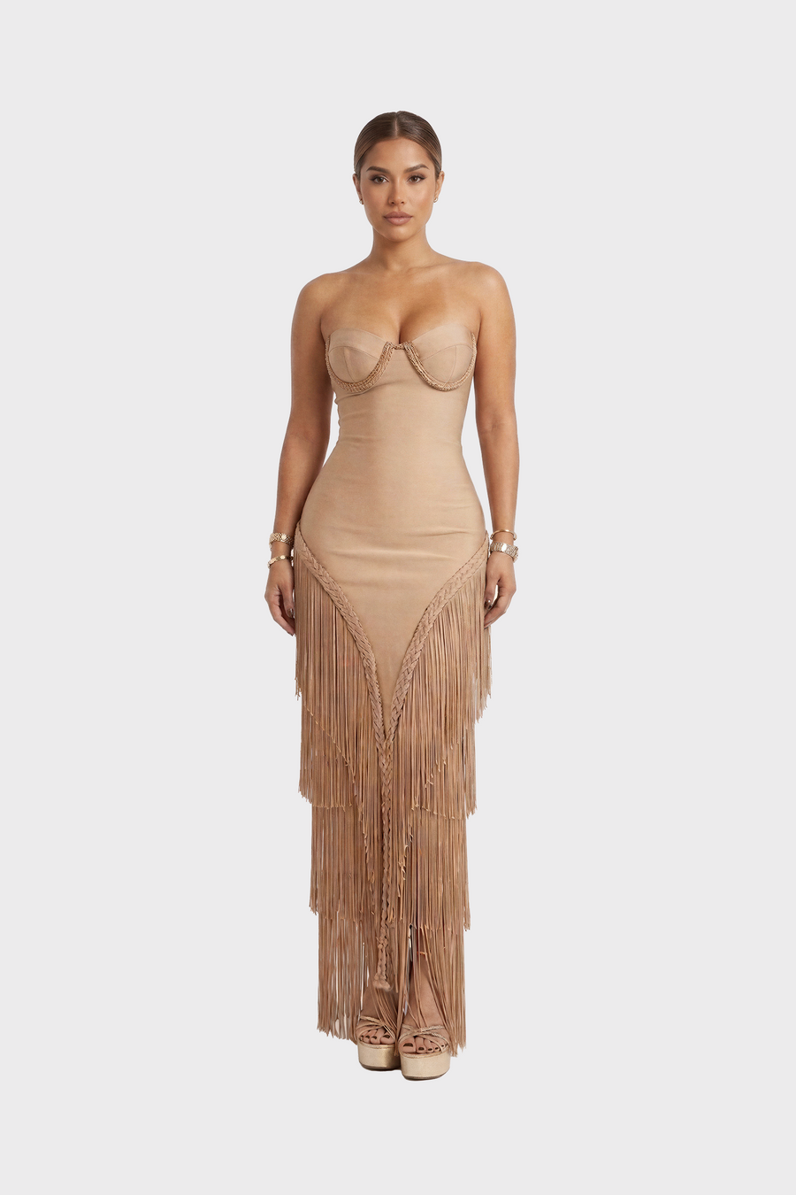 Abudabi Gold Cinnamon Dress