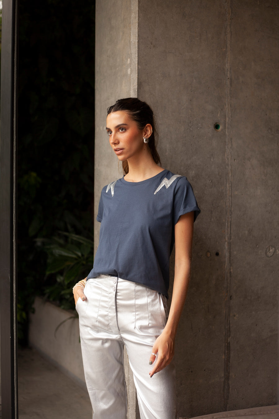 Women T-Shirt Blue