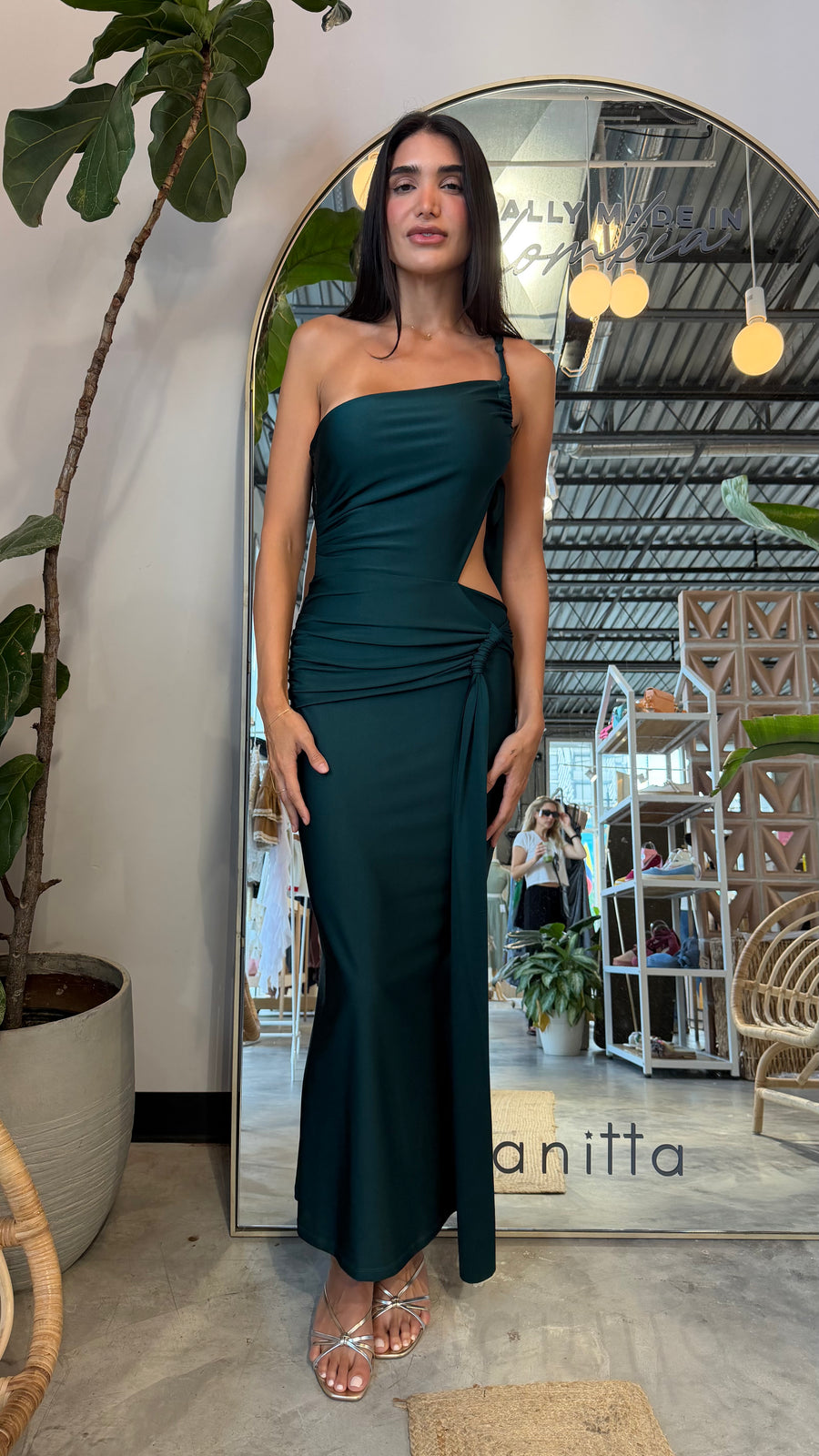 Luciana Dress Turquoise