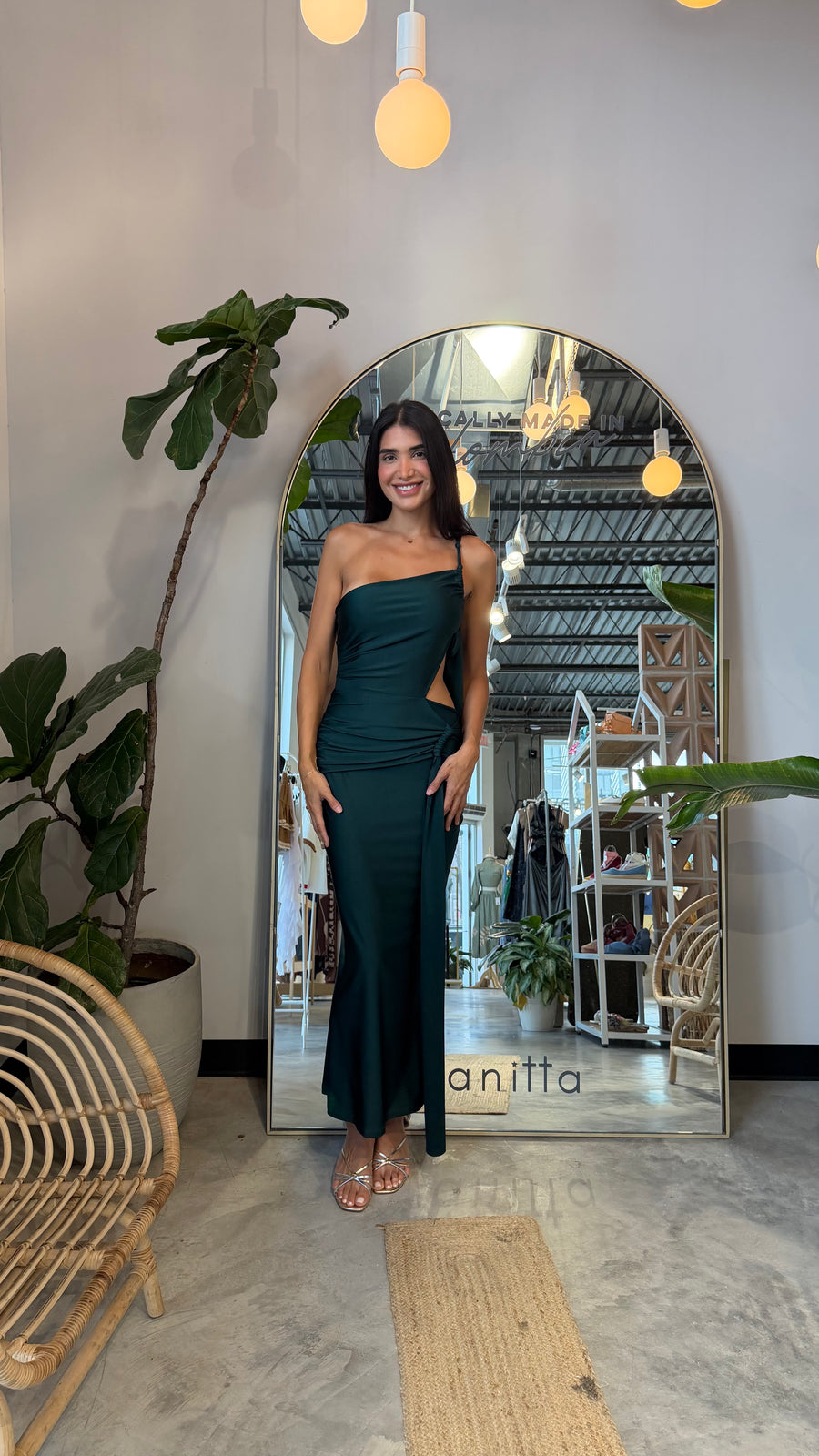 Luciana Dress Turquoise
