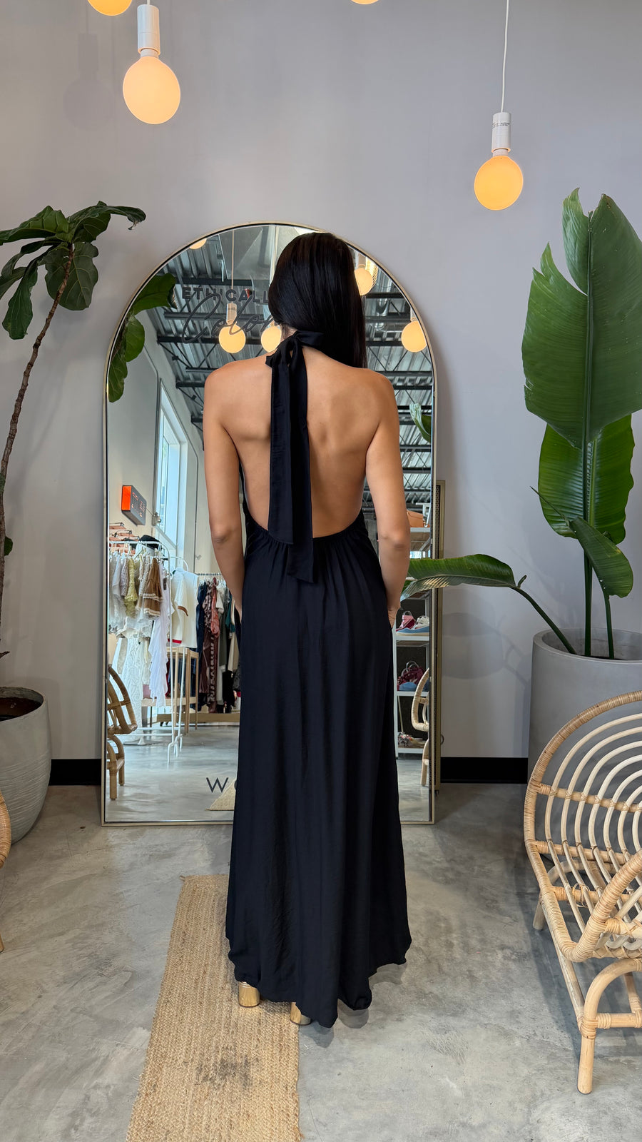 Caribe Long Dress Black
