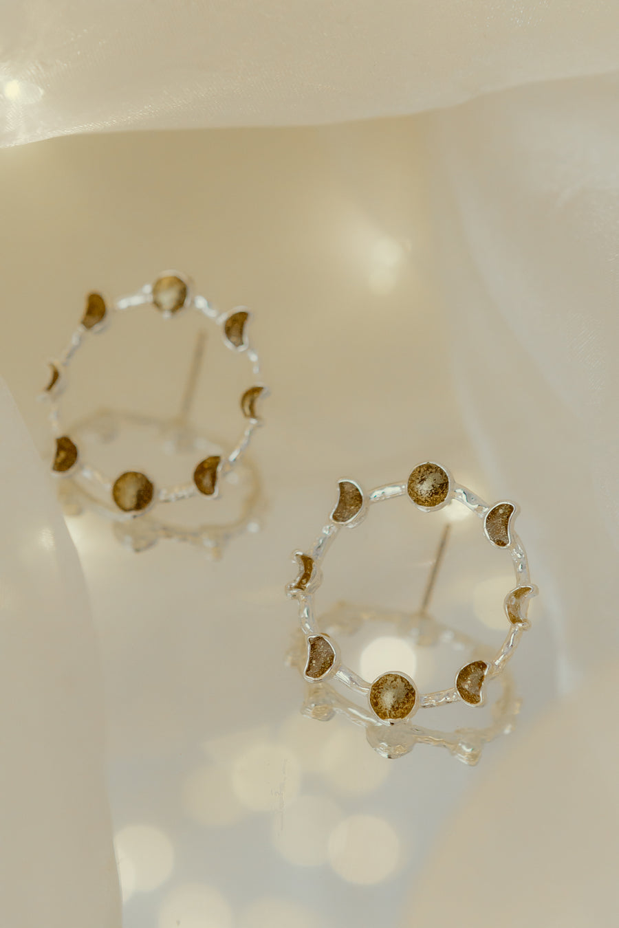 Moonly Magic Earings - Silver