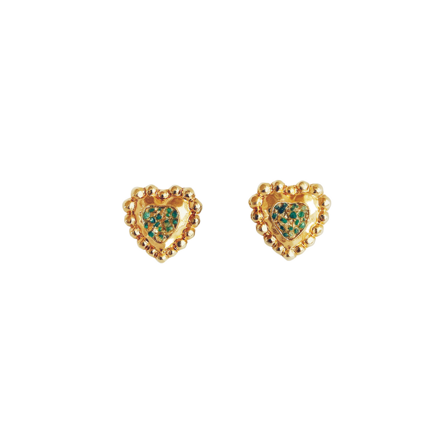 This Kind of Love Earrings Stone: Raw Ruby
