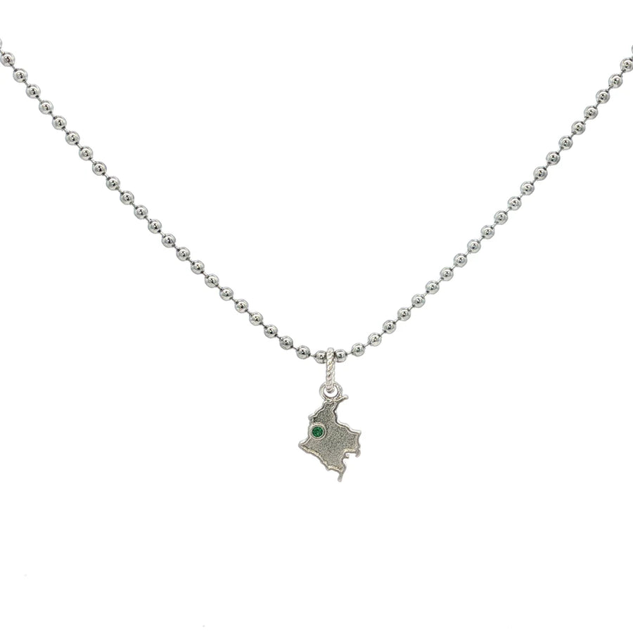 Map of Love Necklace Gold