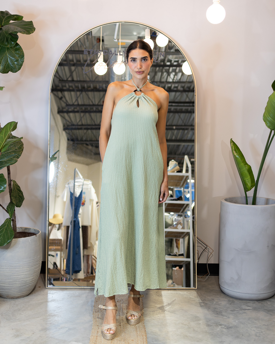 Lorette Dress Green