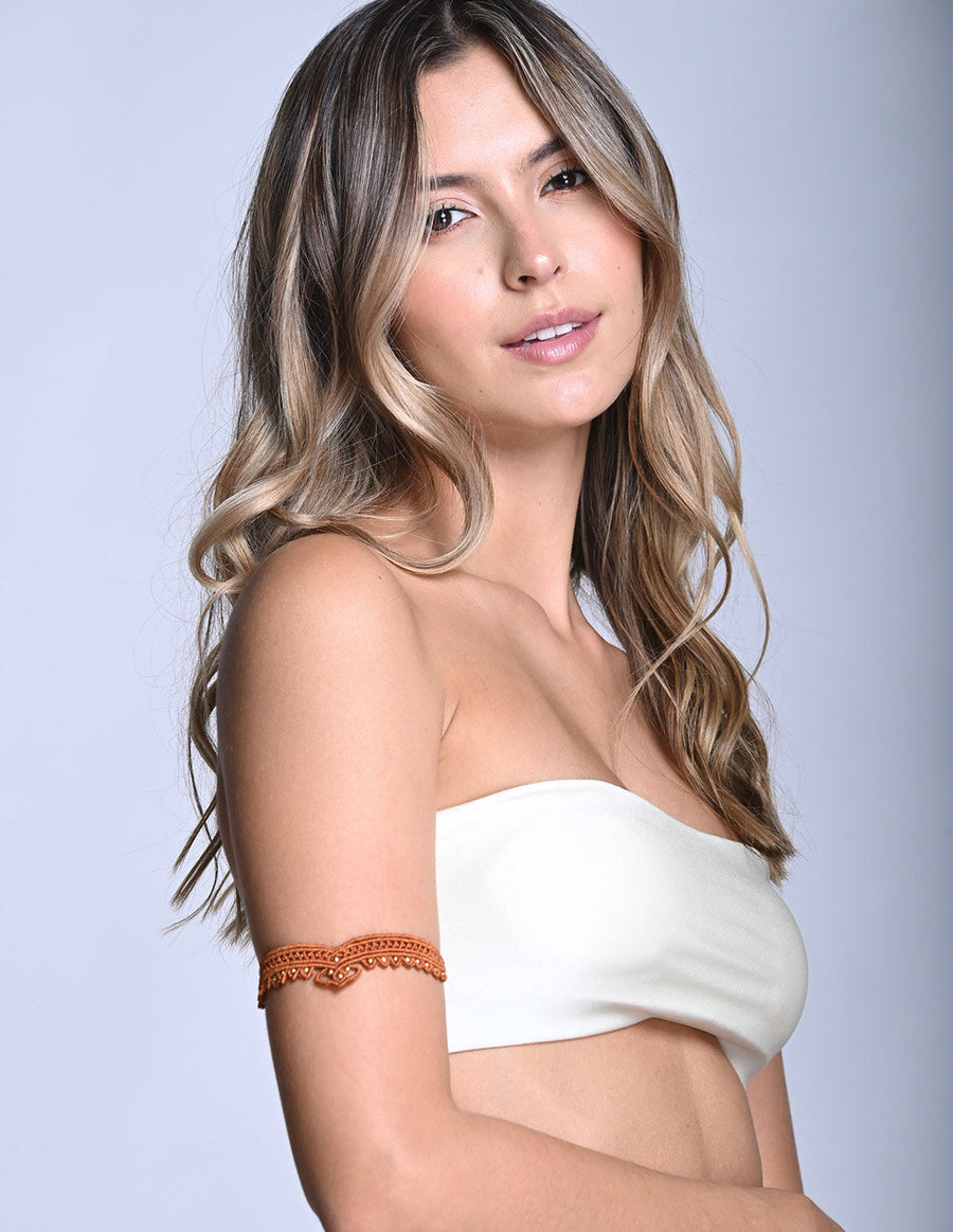 Reina De Verano Bracelet Brown. Bracelet In Brown