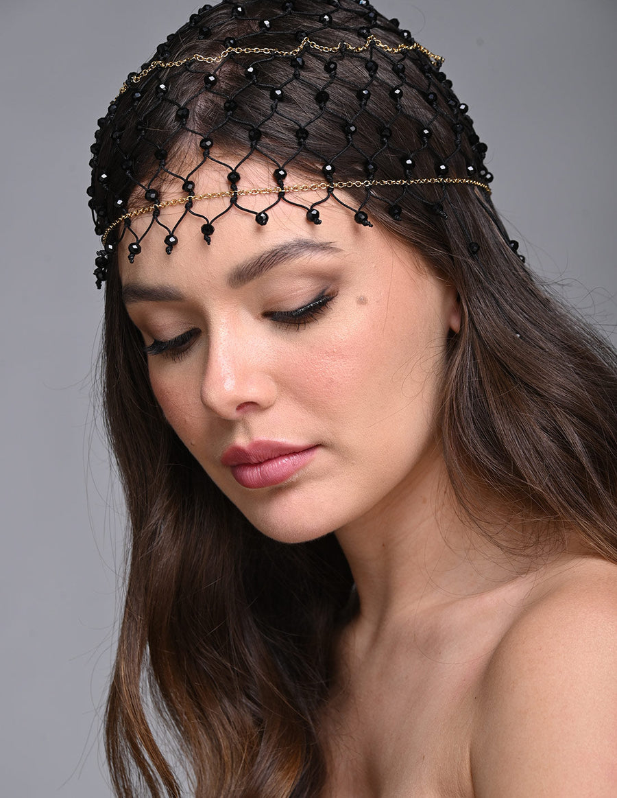 Glen Tiara Black. Tiara In Black