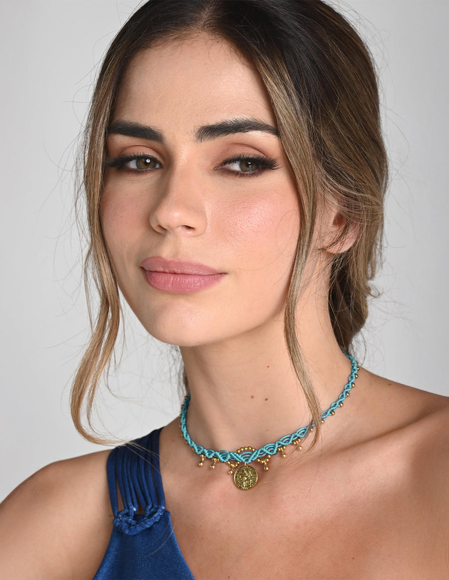 LΓa Choker Mint Green. Choker In Mint Green