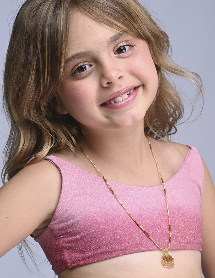 Caria Necklace Brown. Necklace In Brown