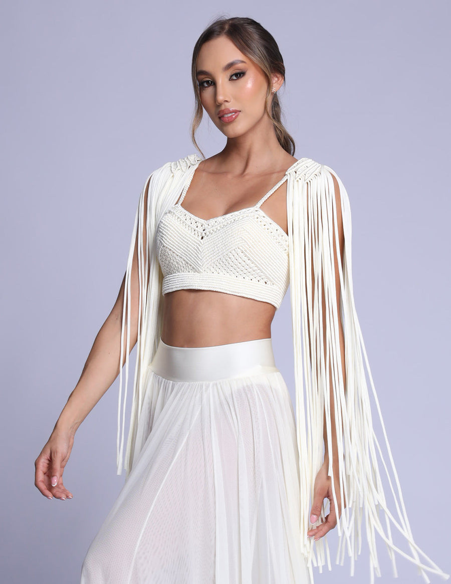 Rain Shoulder Pads Ivory