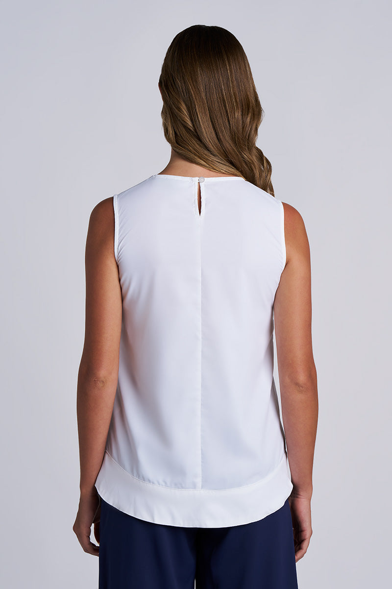 St. Tropez | Women's Swing Tank Top | White