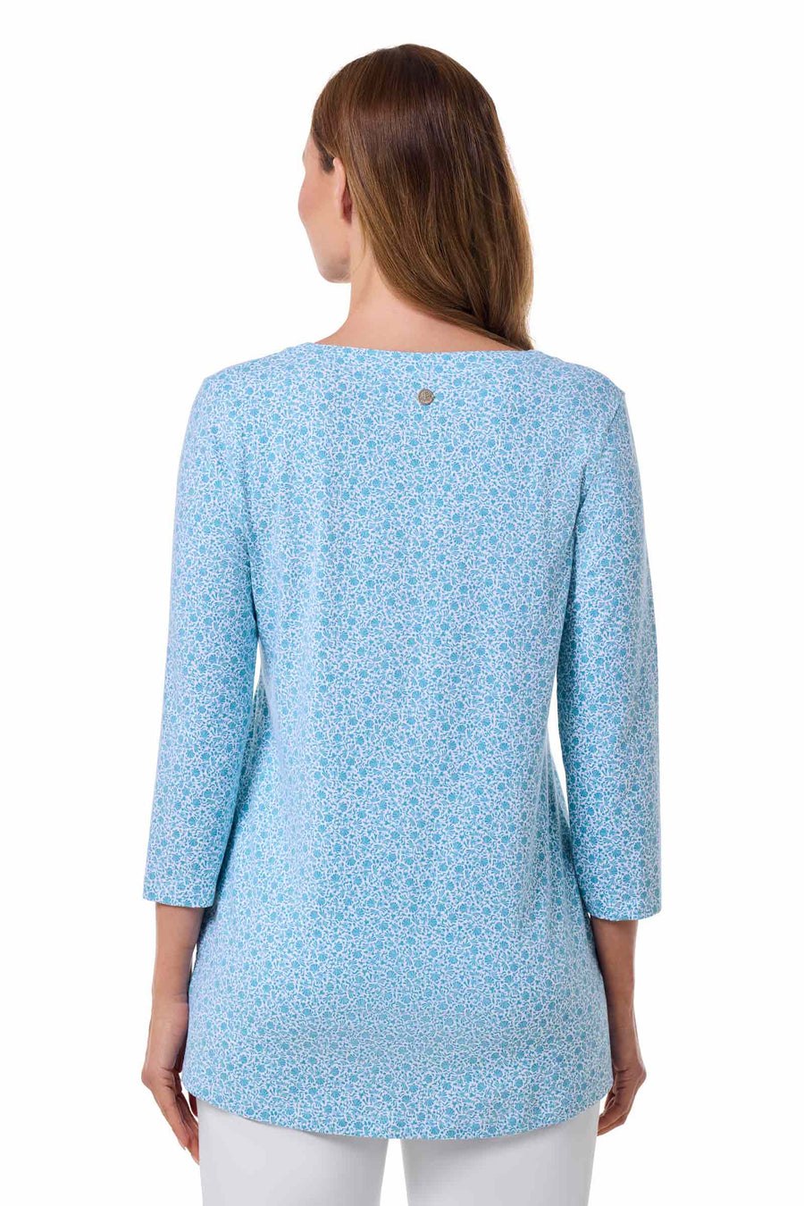 Women's St. Lucia Tunic Top | Malibu Blue Shell We