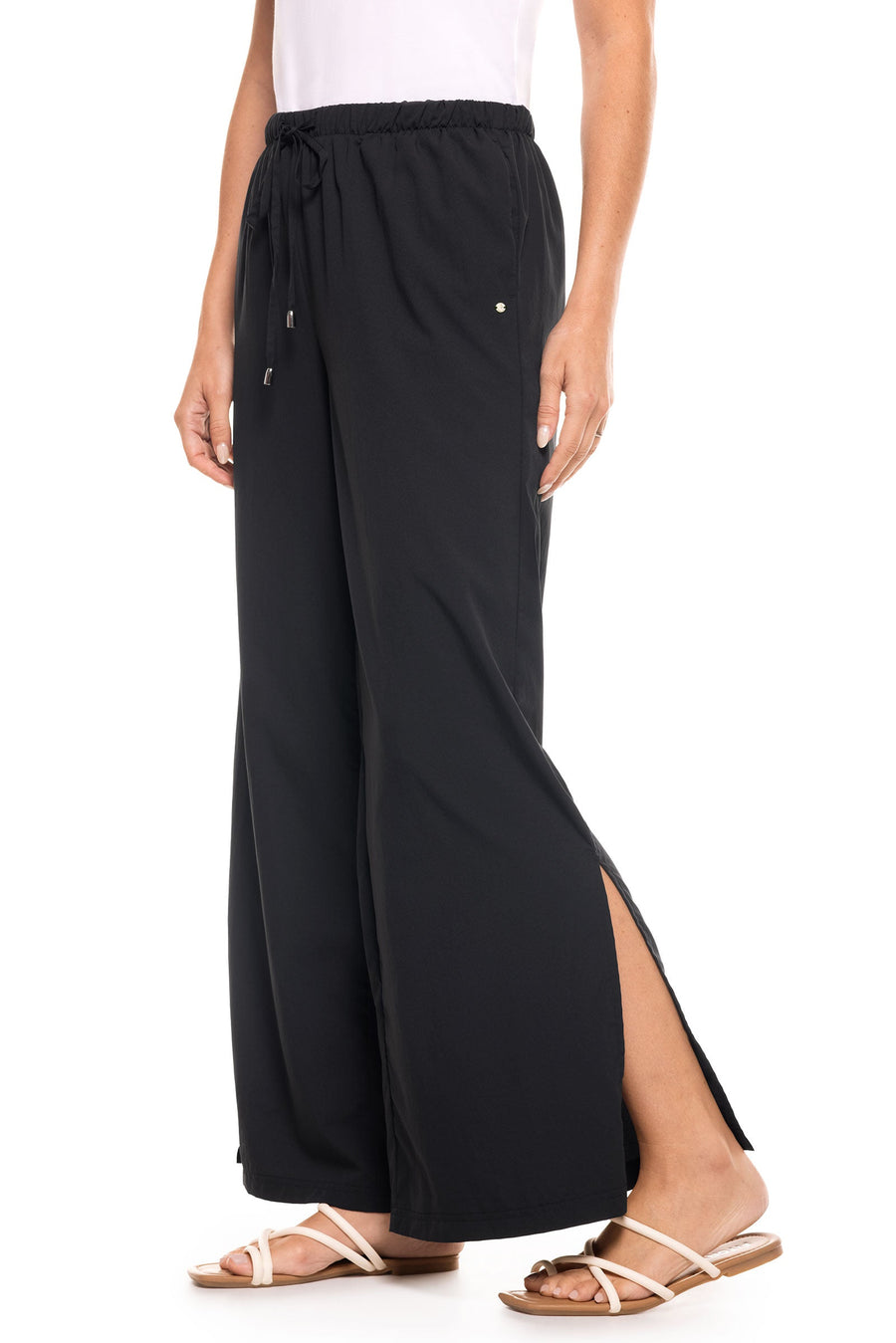 Women's Petra Wide Leg Pant | Black