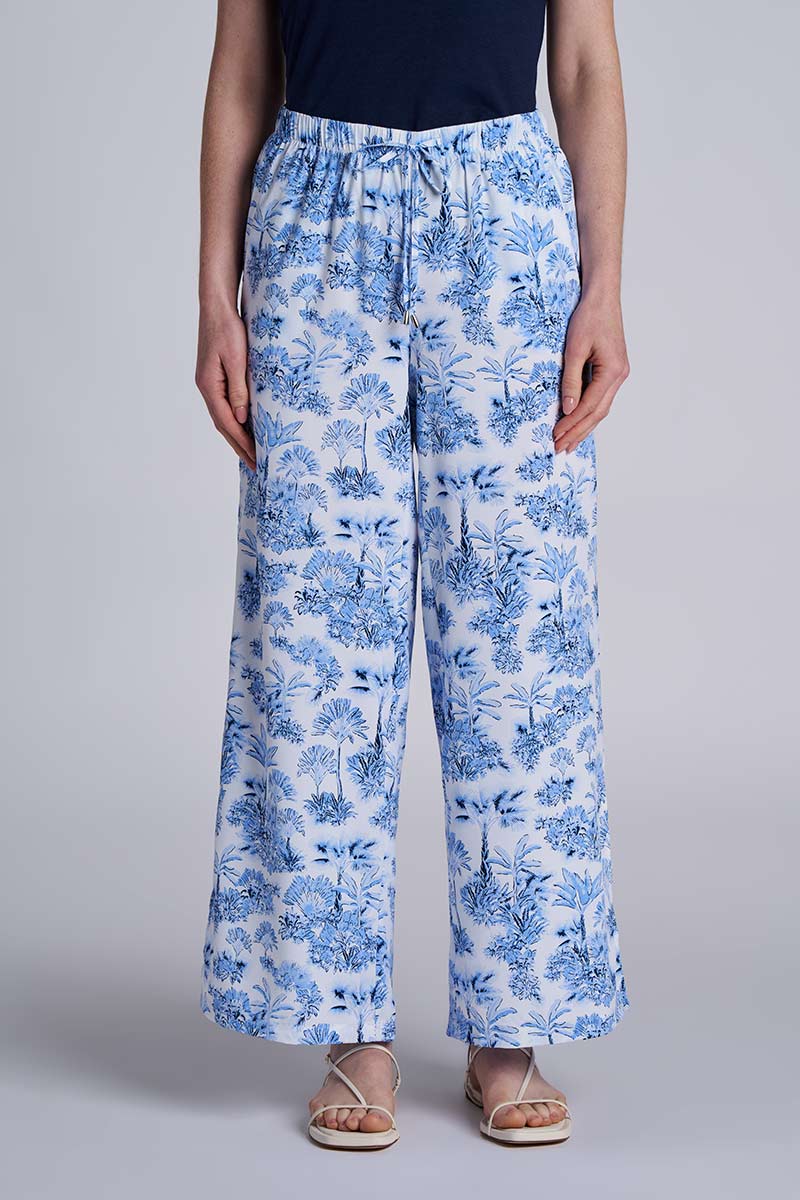 Petra | Women's Wide Leg Pant | Periwinkle Isla Bonita