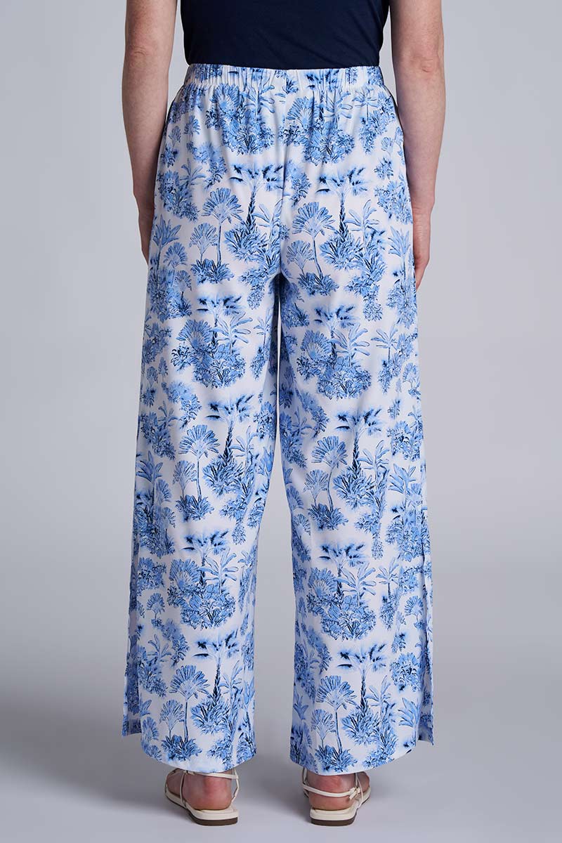 Petra | Women's Wide Leg Pant | Periwinkle Isla Bonita