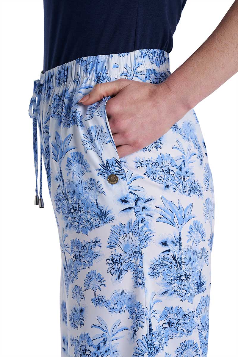 Petra | Women's Wide Leg Pant | Periwinkle Isla Bonita