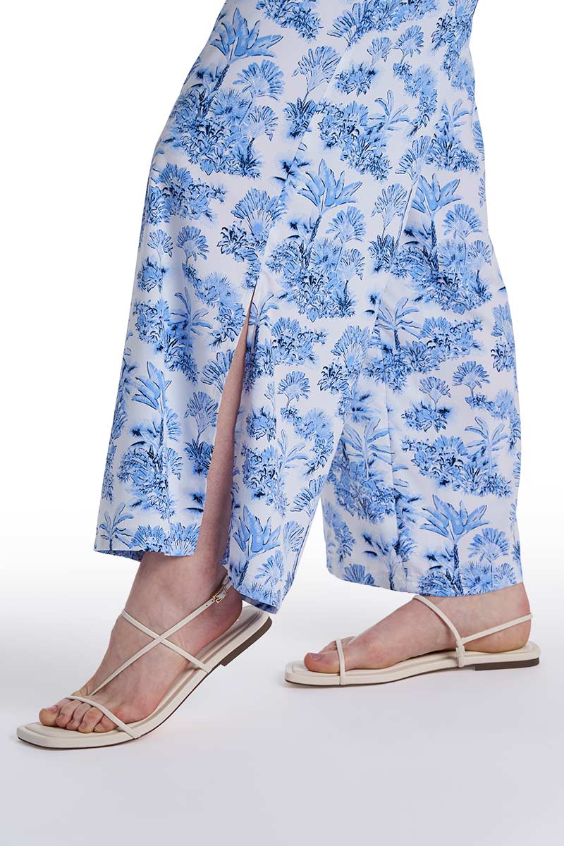 Petra | Women's Wide Leg Pant | Periwinkle Isla Bonita