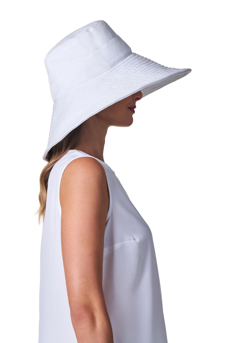 Brittany | Beach Hat | White