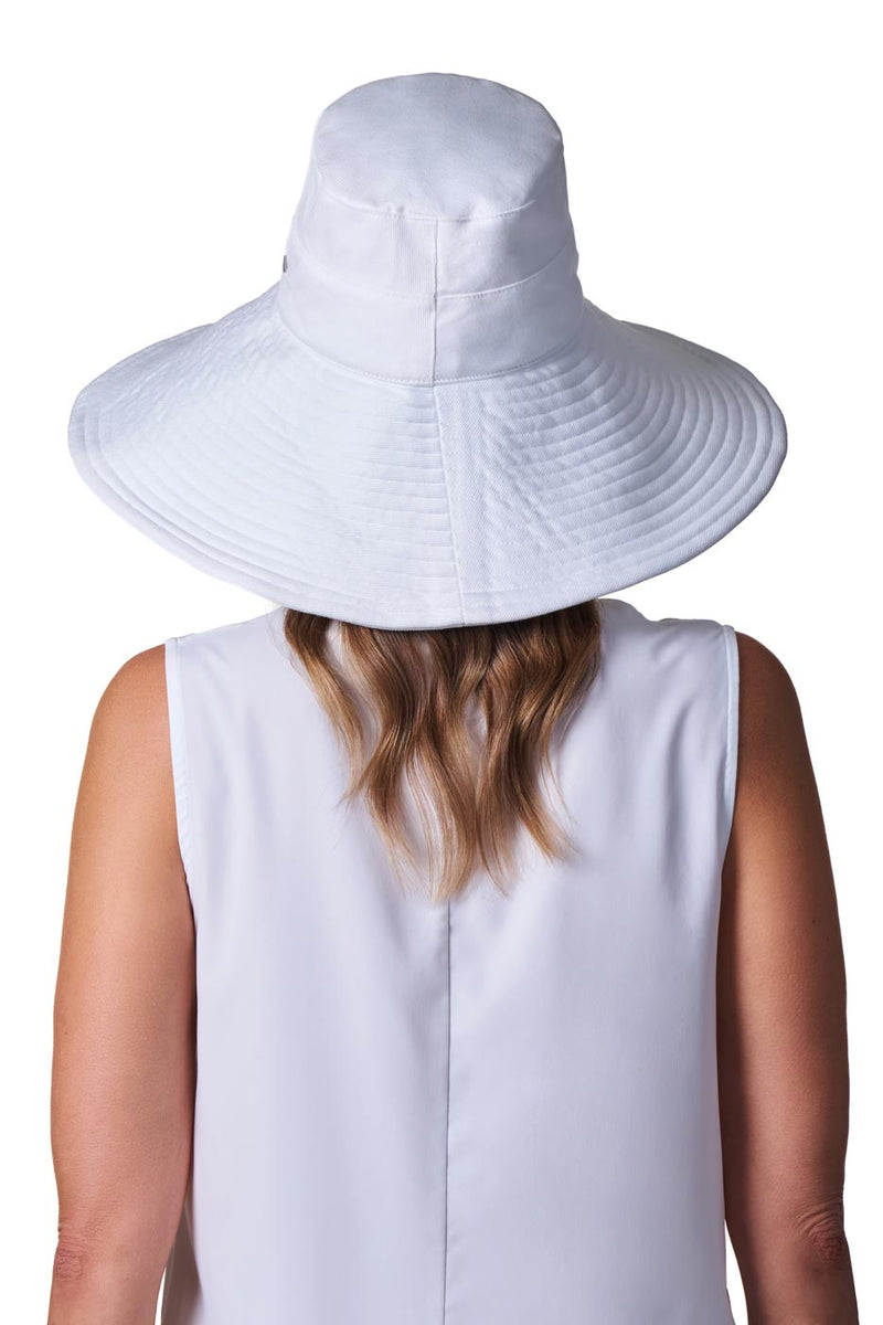 Brittany | Beach Hat | White