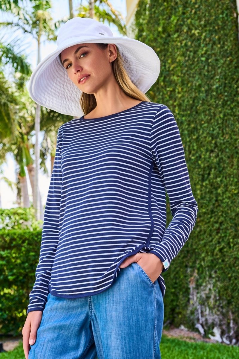 Brittany | Beach Hat | White