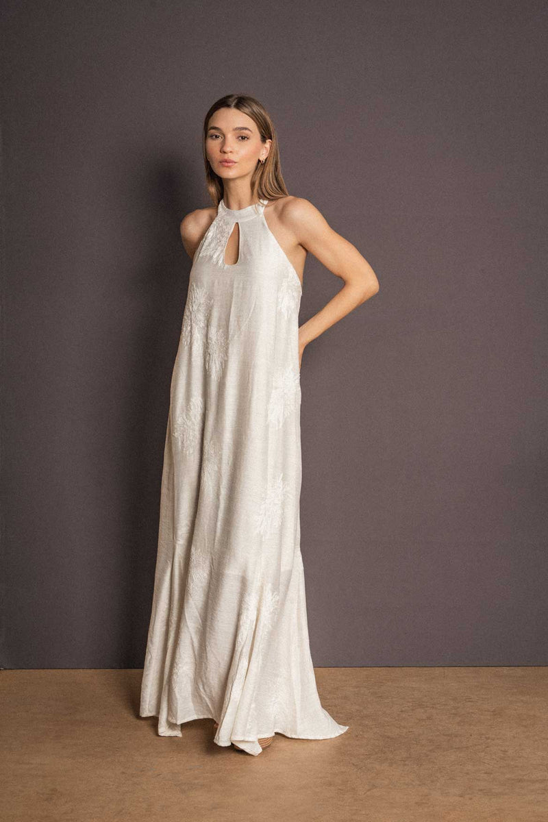 Sharlotte Dress White