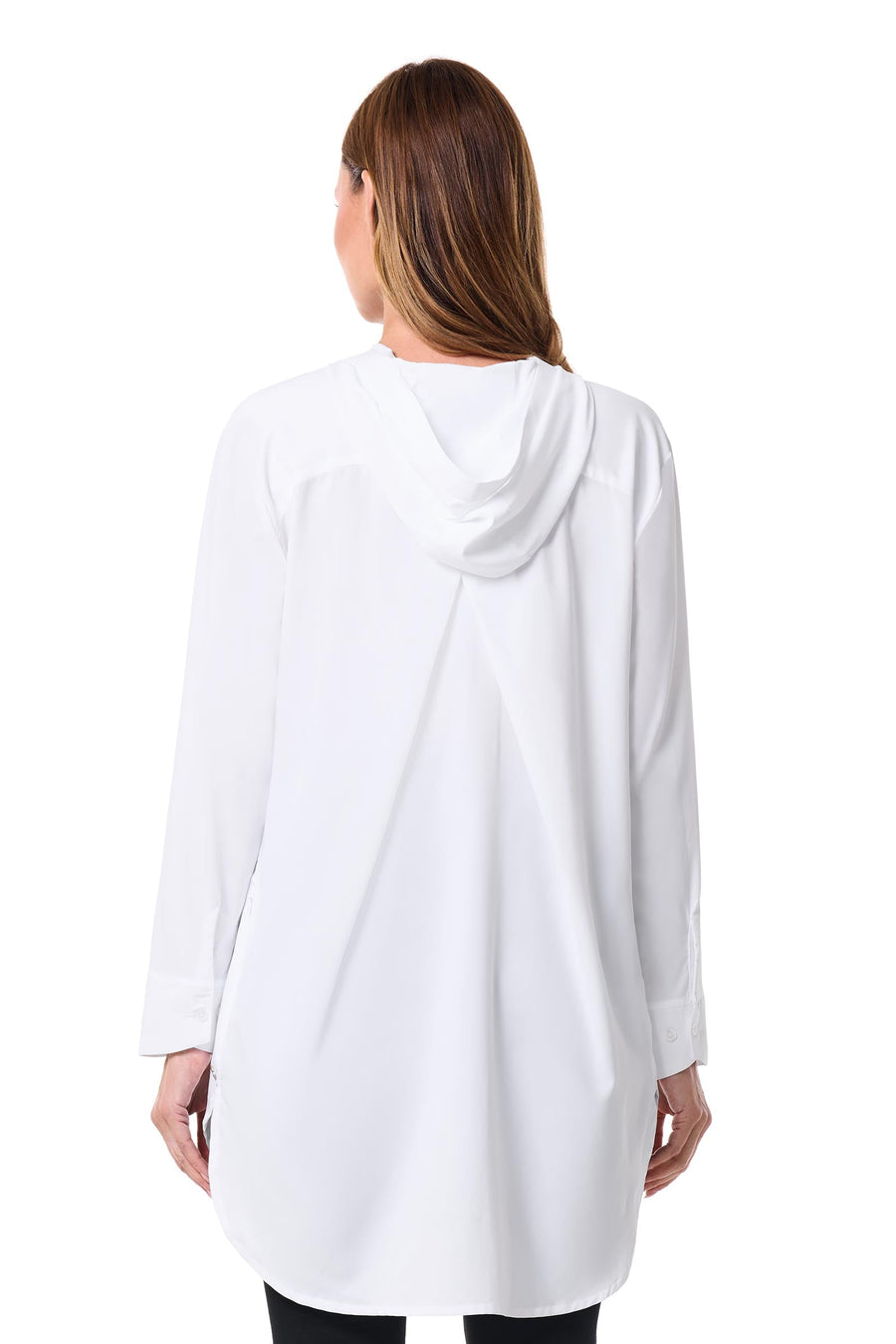 Palma | Women's Aire Beach Long Sleeve Shirt | White