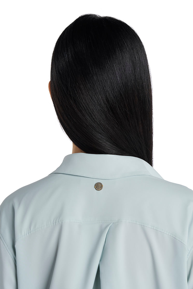 Koesta | Women's Cover-Up Pull Over Shirt with Pockets | Misty Aqua