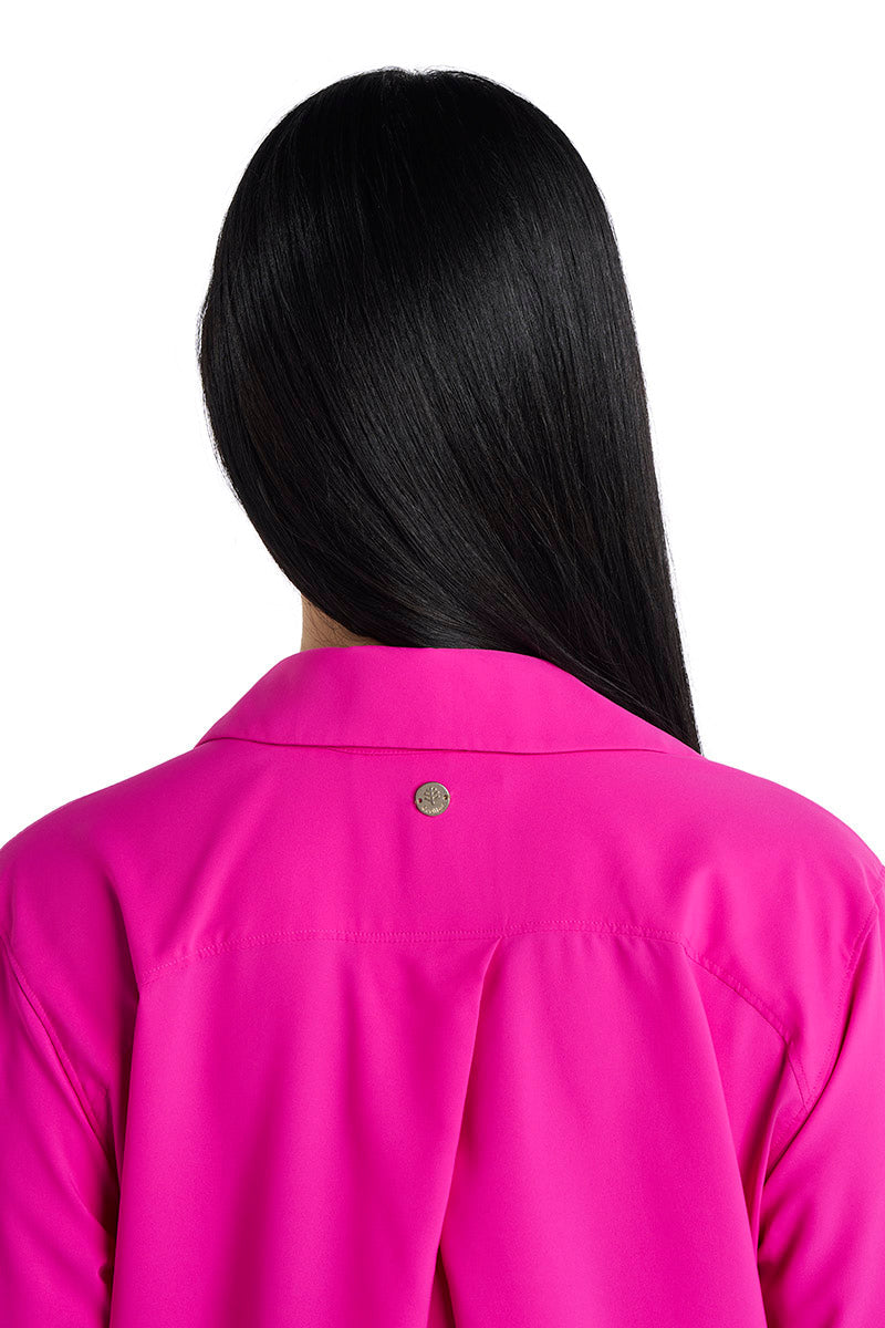 Koesta | Women's Cover-Up Pull Over Shirt with Pockets | Fuchsia