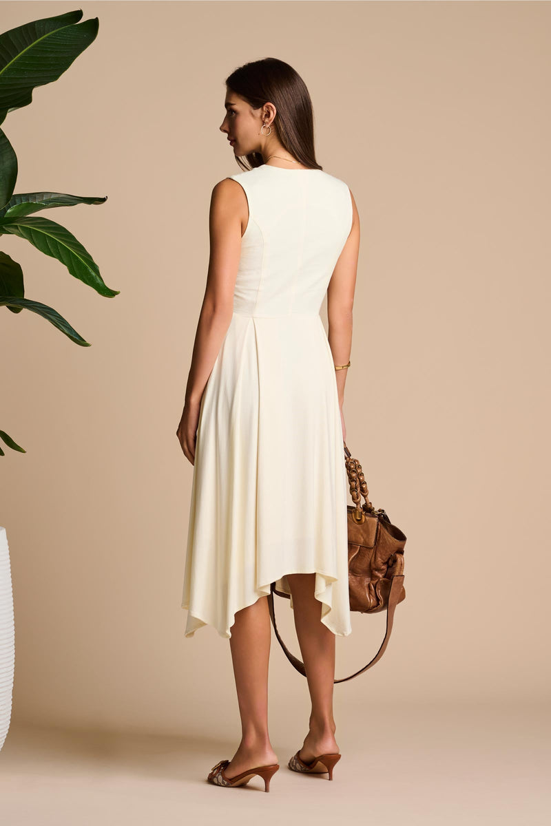 Monroe 2.0 Midi Dress | Vanilla