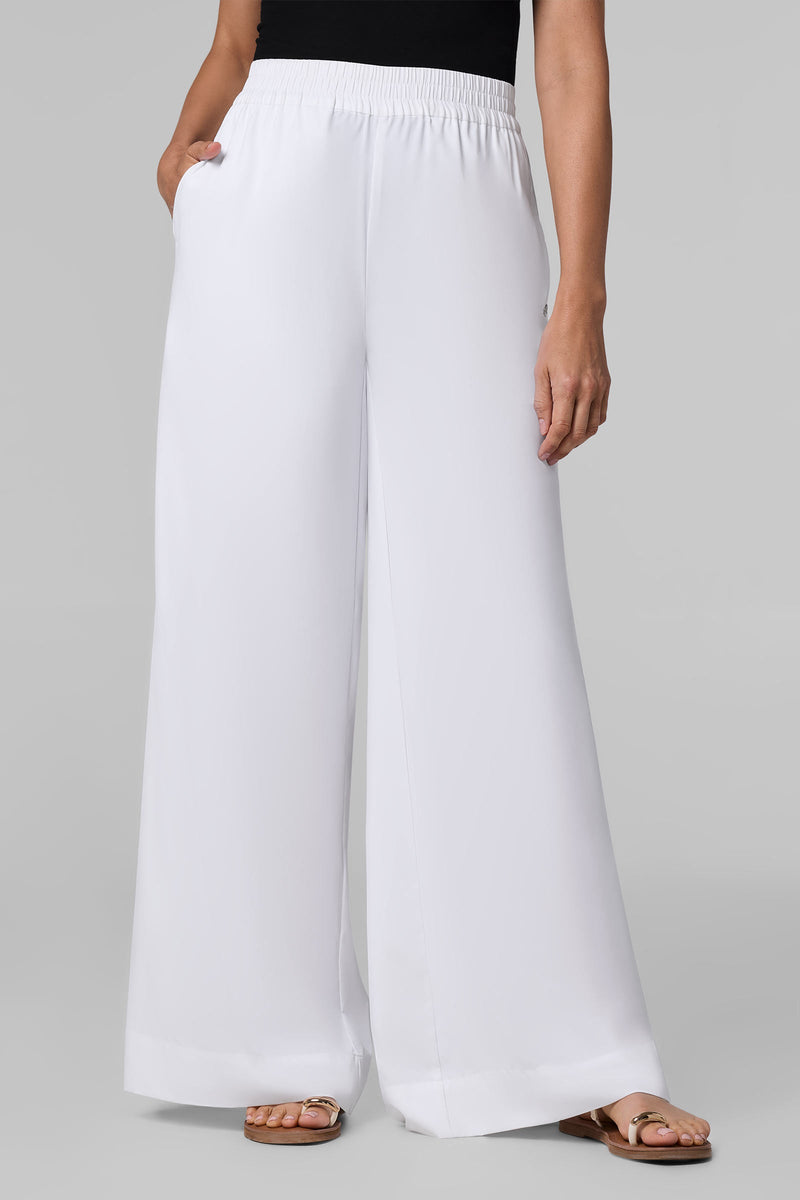 Women's Leros Wide Leg Pants | White