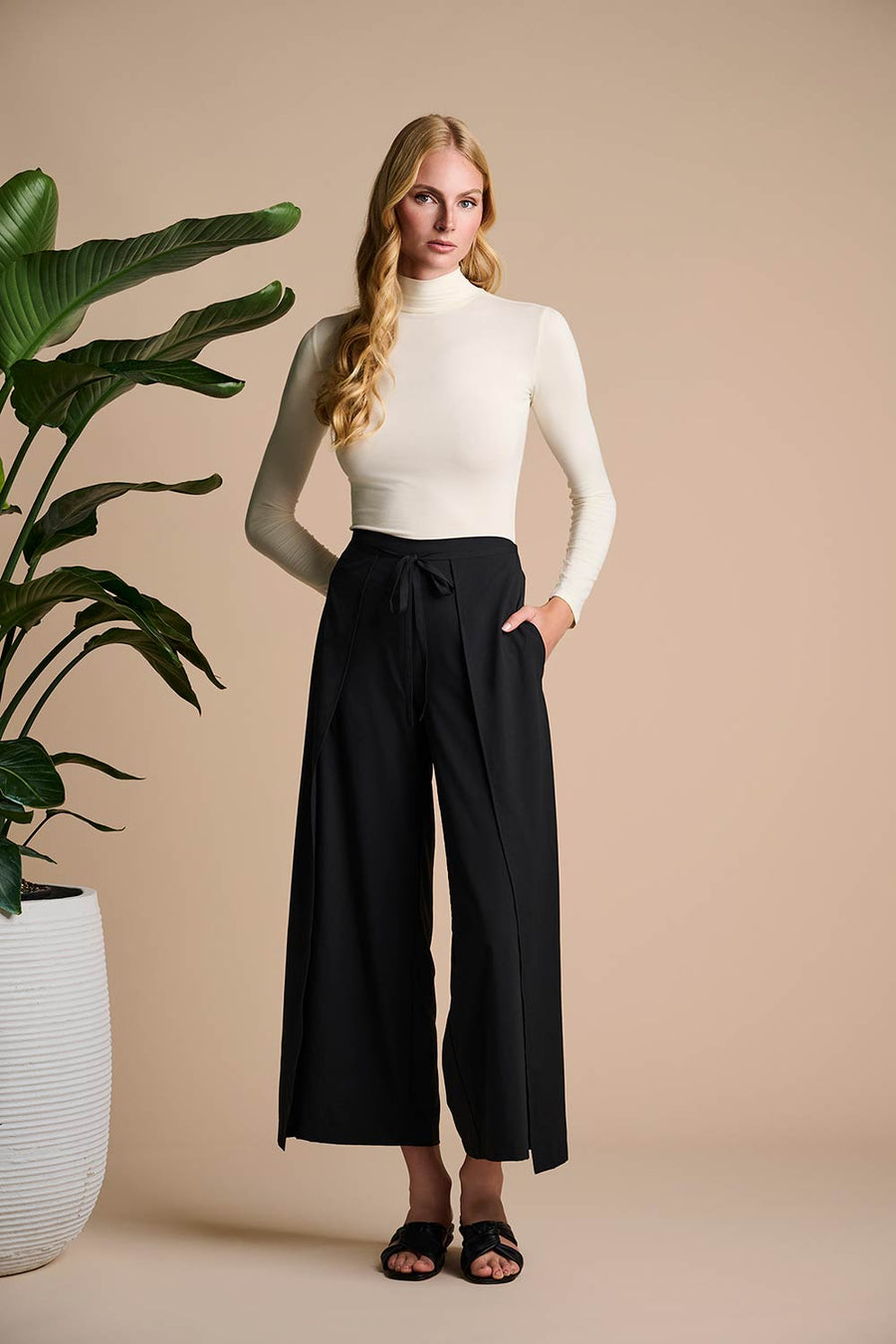 Hydra Tie Pants | Black
