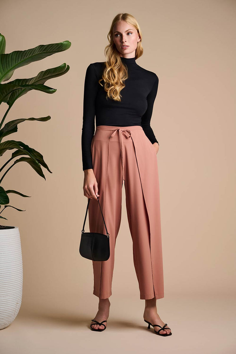 Hydra Tie Pants | Mocha Mousse